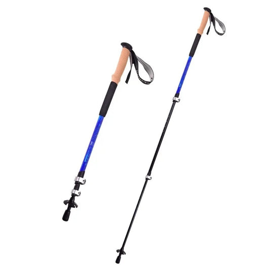 Blaue Trekkingstöcke aus Aluminiumlegierung