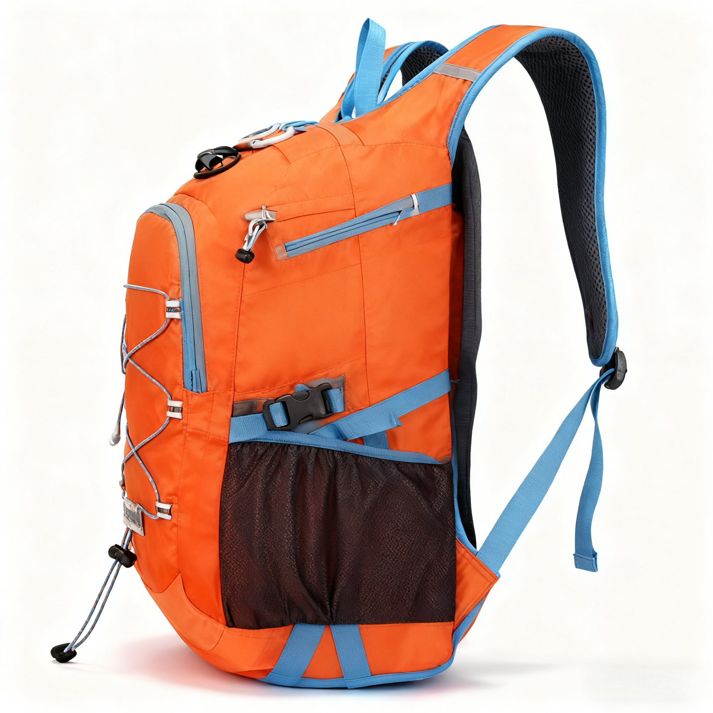 Oranger Outdoor-Rucksack aus Polyester