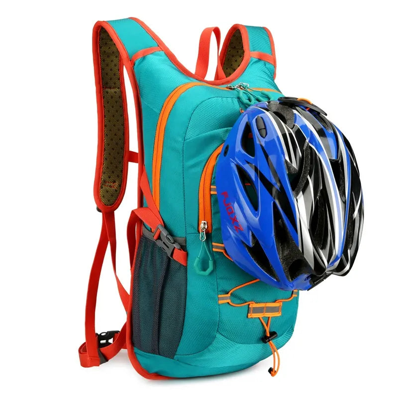 Grüner Outdoor-Rucksack aus Polyester