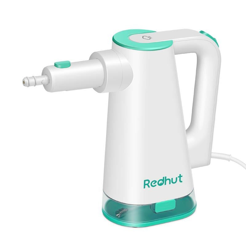 Redhut Hand-Dampfmopp 13 in 1 mit abnehmbarem 375 ml Wassertank, 15 Sek. Schnellaufheizung, 230°F Dampf, 3 m Kabel – ideal für Holz, Fliesen, Teppiche, Fugen, Glas, Küche, Bad & Sofas