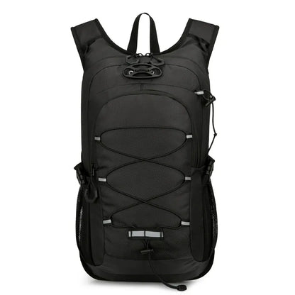 Schwarzer Outdoor-Rucksack aus Polyester